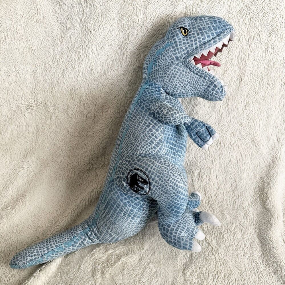Jurassic Park World Blue Velociraptor Dinosaur Plush Stuffed Animal Raptor